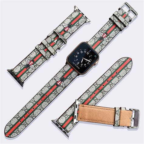 gucci apple watch band with bee|Gucci G.